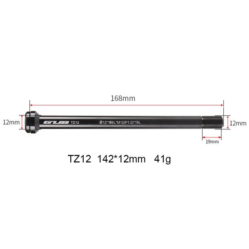 12mm X 162/165/168/171/174/175/181L Thru Axle Skewer Axle Bike MTB Useful Duable