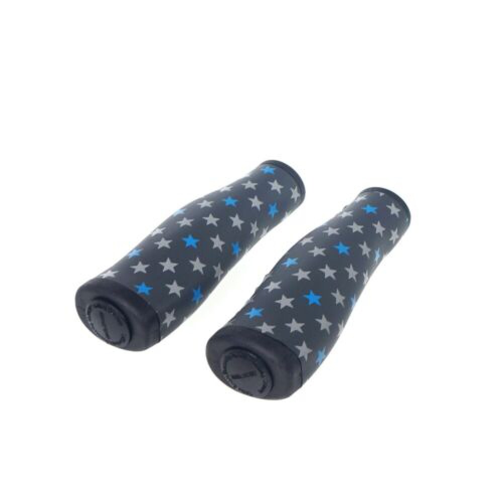 Vintage Star Print Bike Flat Bar Bicycle Handlebar Grip 135mm MTB City Bike