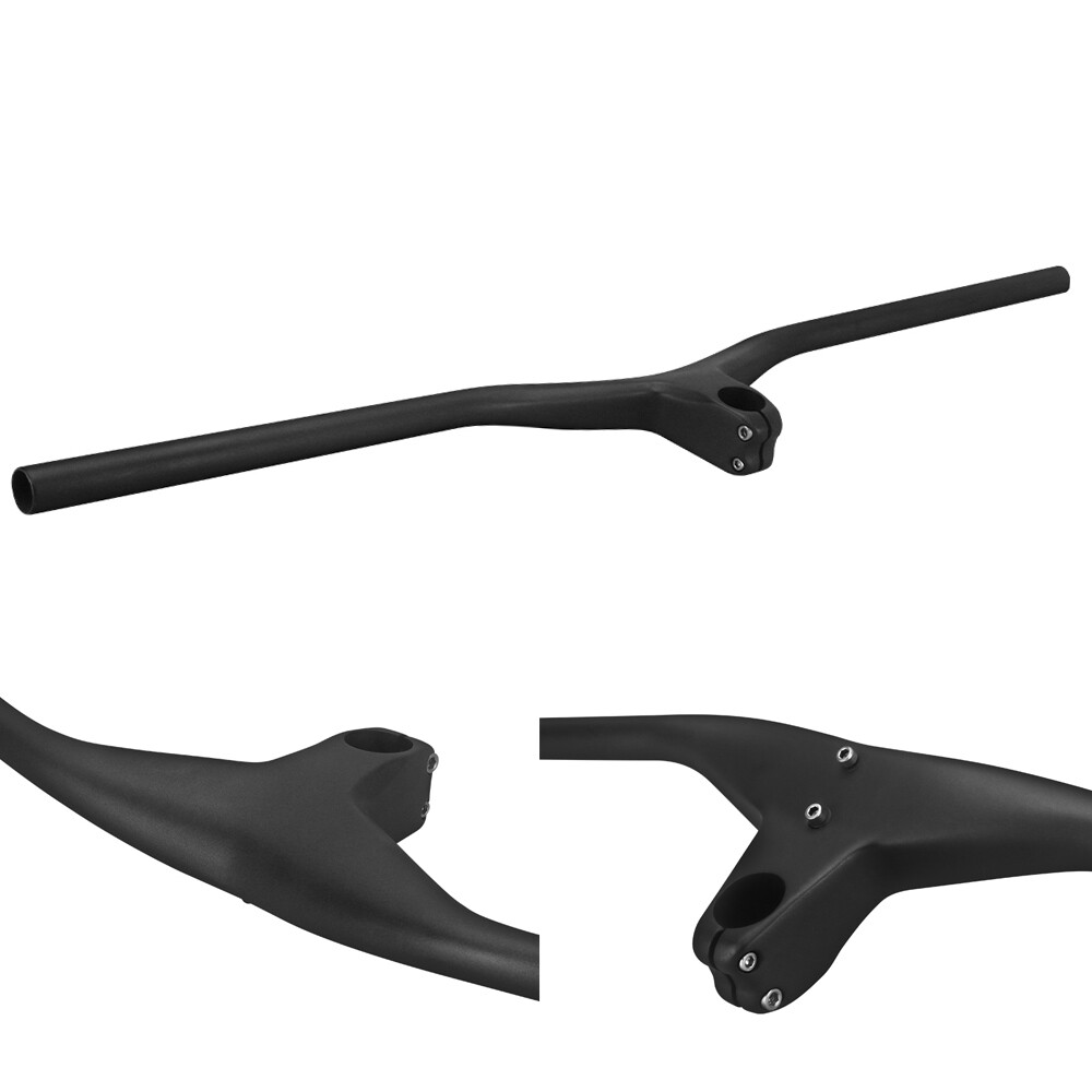 Integrated MTB Carbon Handlebar Mountain Bike Riser Handlebar 7 Degree USA stock