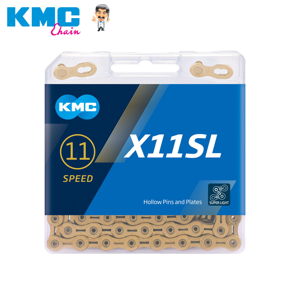 KMC X11/X11SL/X12 11/12 Speed Gold MTB Road Bike Chain 118/126 Links For Shimano