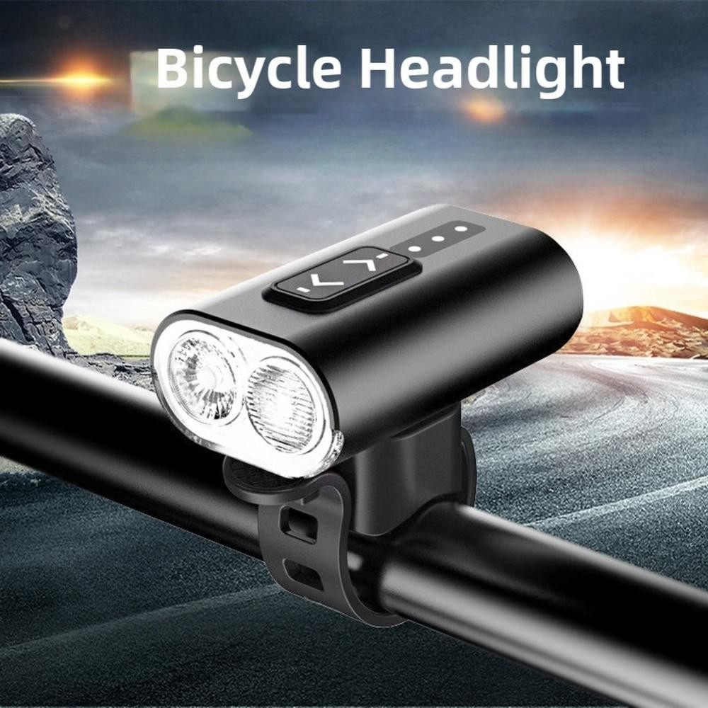 Bike Headlight Rechargeable TypeC 2000 Lumen IPX5 Waterproof for Night Cycling
