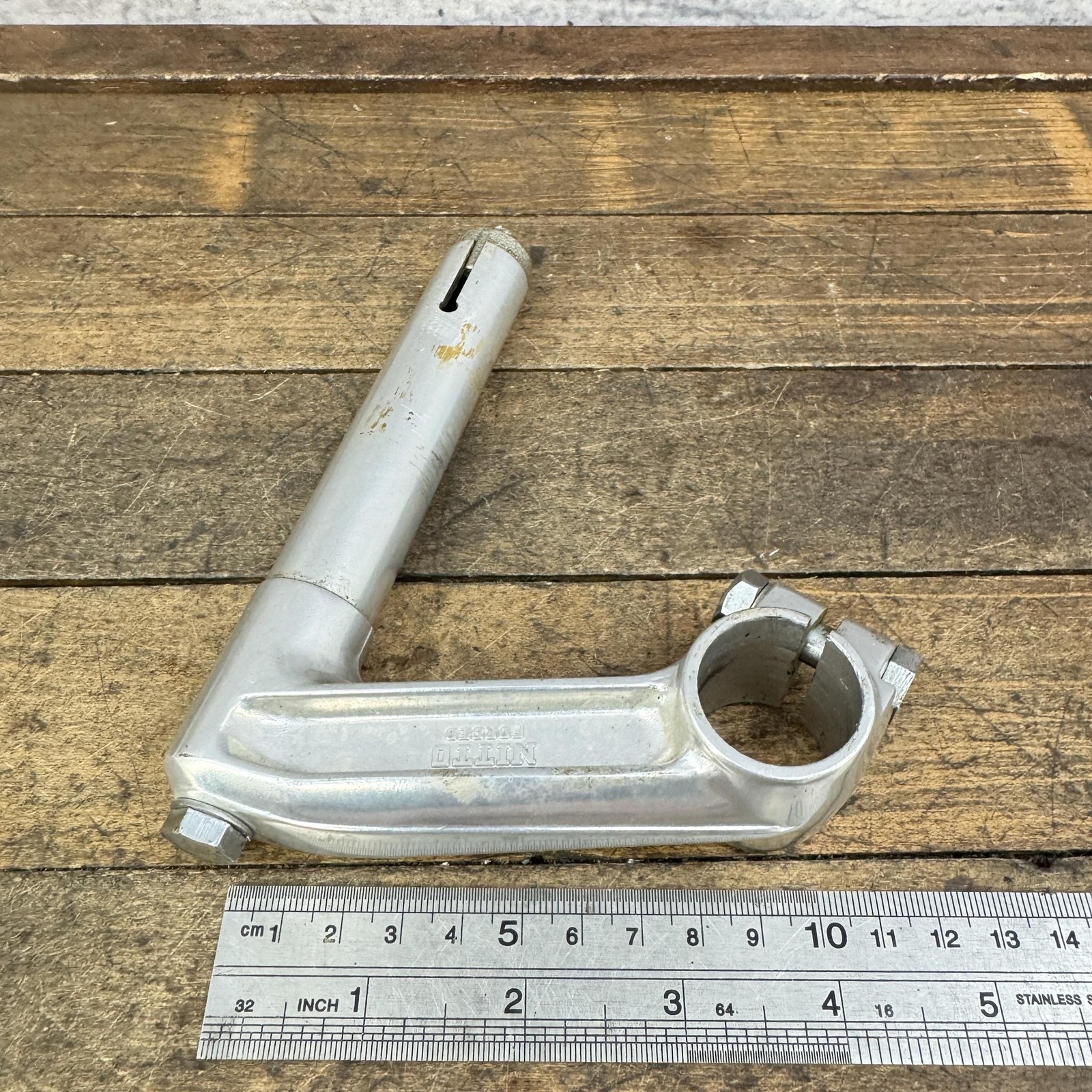 Vintage Nitto Forged Quill Stem 25.4 Clamp I-Beam Alloy Japan 70s Road Bike