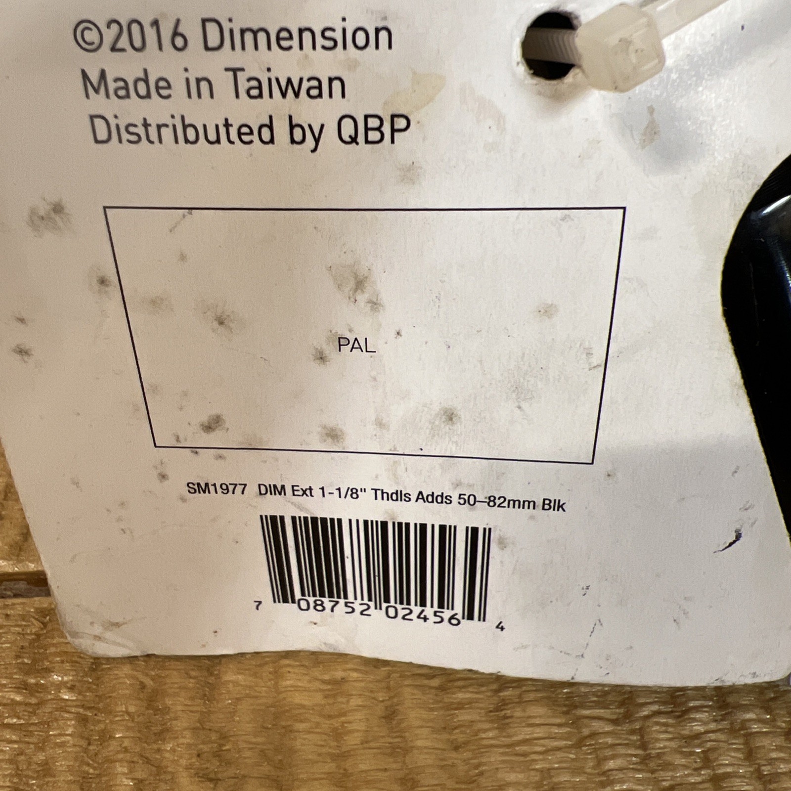 NIP Dimension Steerer Extender 1-1/8″ Black Threadless Raises Bars MAX 82mm