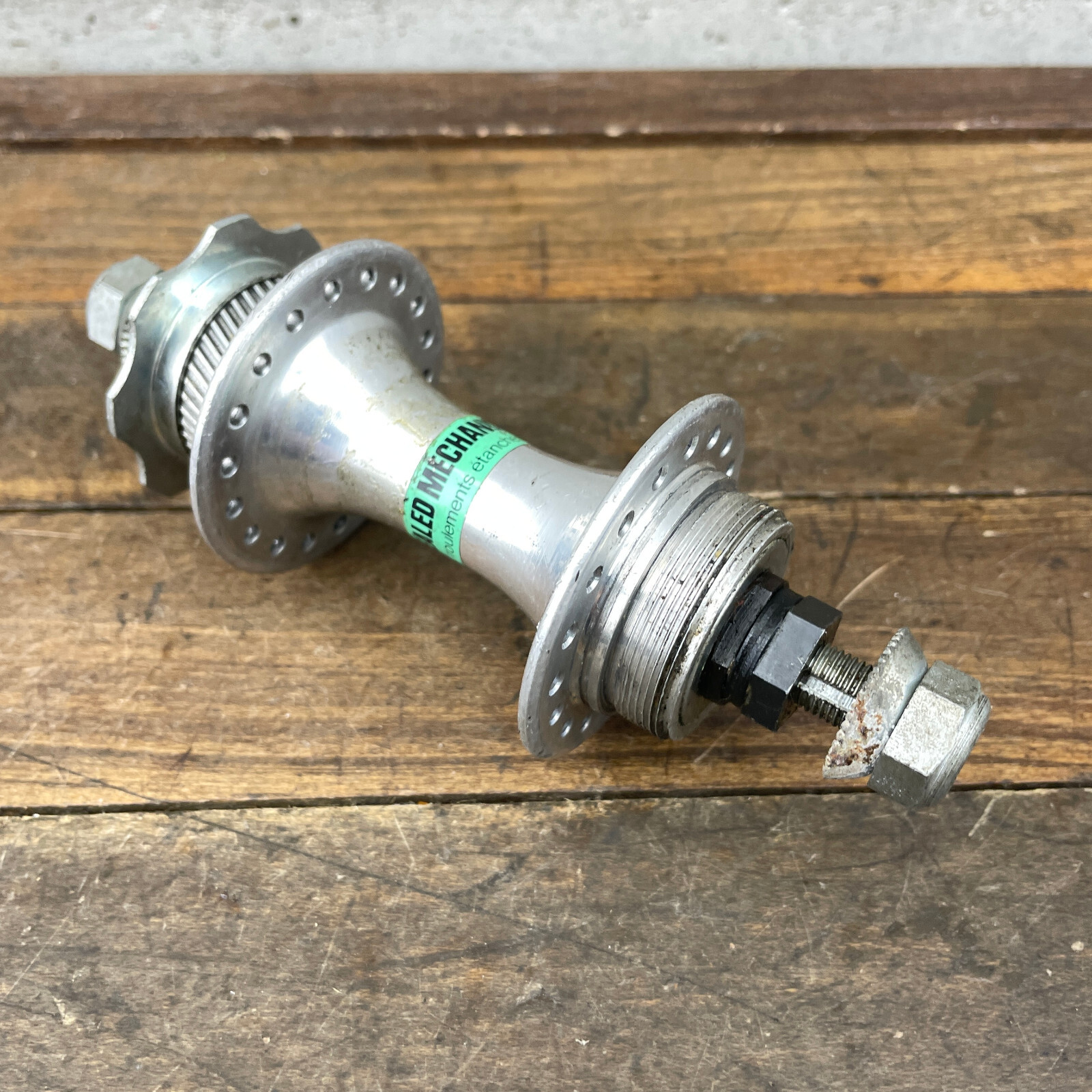 Vintage Maillard Helicomatic Hub 110 mm Nutted Flip Flop Mountain Bike 80s