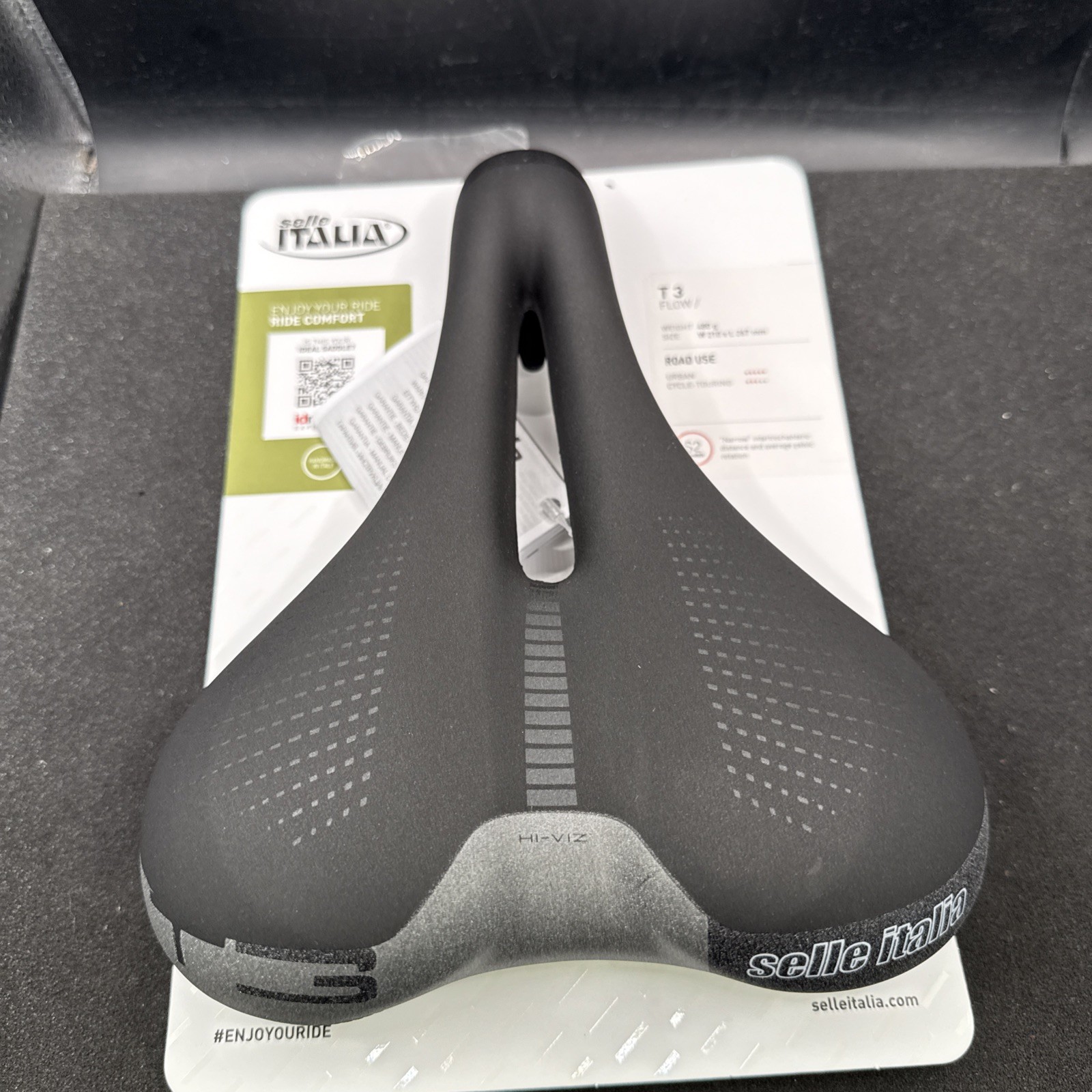 Selle Italia T3 Flow S2 Cycling Road Touring Saddle Seat 210mm Width (9419-13)