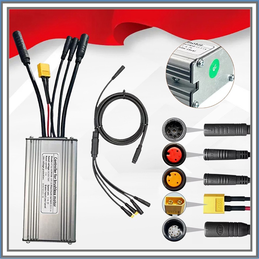 36V 48V 25A 750W Controller Waterproof Brushless Motor Electric Bicycle E-bike