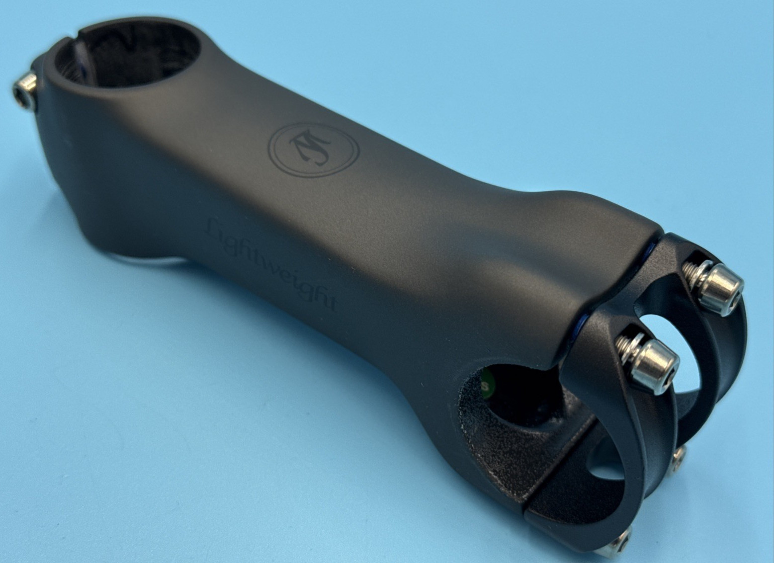 Lightweight GERMANY Bügelhalter SCHWARZ ED 110mm Carbon Fiber 1-1/8″ Stem NO BOX