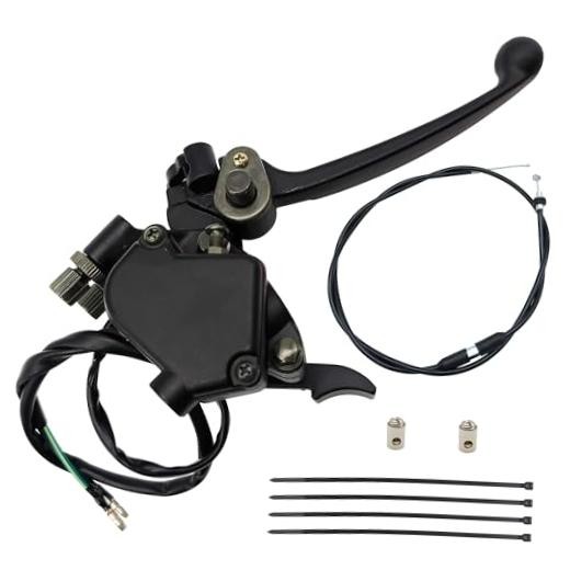 7/8″ 22mm Thumb Throttle Cable with Dual Brake Lever Assembly for 50cc 90cc