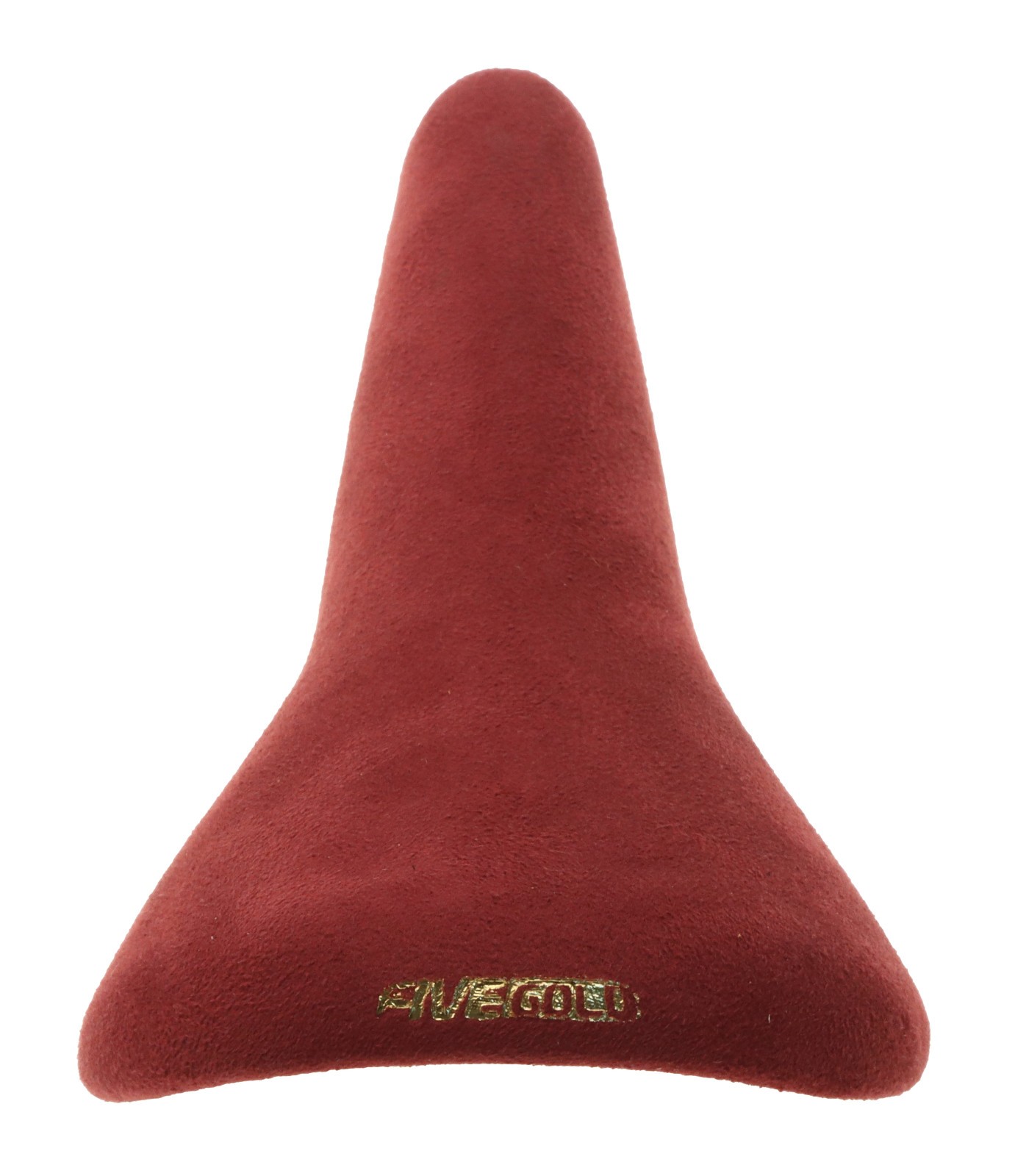 Kashimax Five Gold 4P Saddle NJS Standard Rails Wine Red Suede Leather NEW NOS