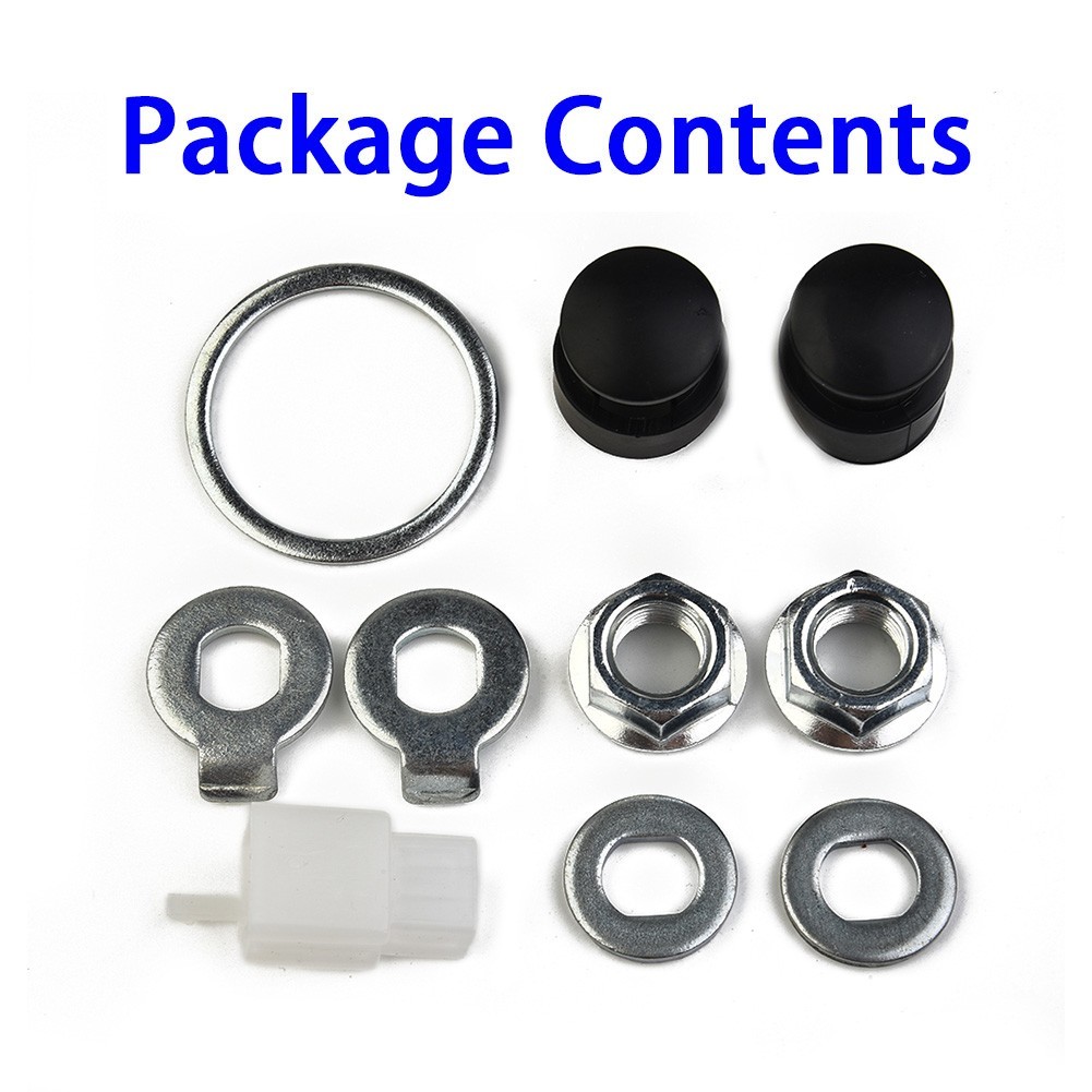 bike Hub Motor Axle For M14 Lock Nut/ Lock Washer /spacer/ Nut Cover