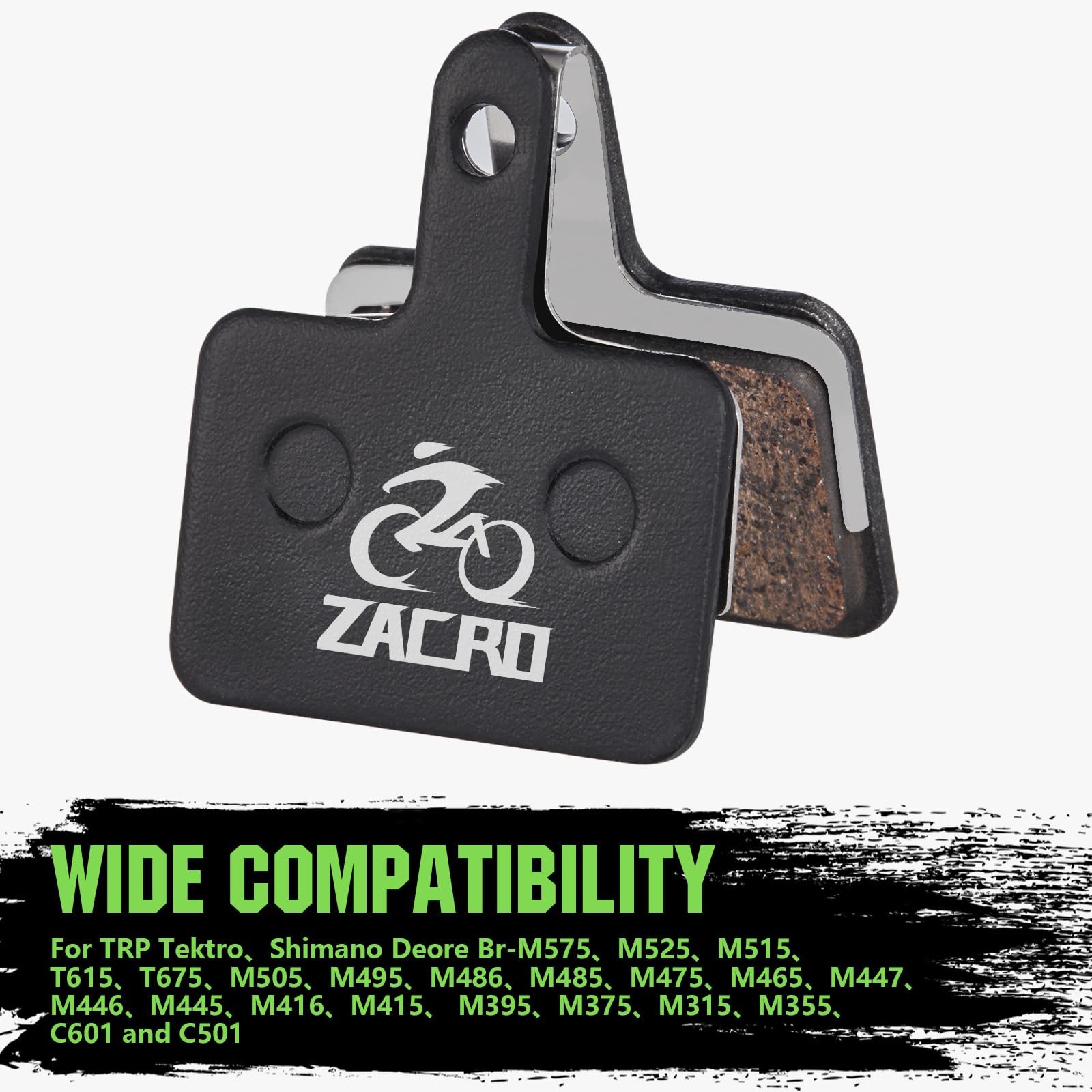 4 Pairs Bike Brake Pads, Ceramic Bicycle Disc Brake Pads Fit for Tektro Shima…