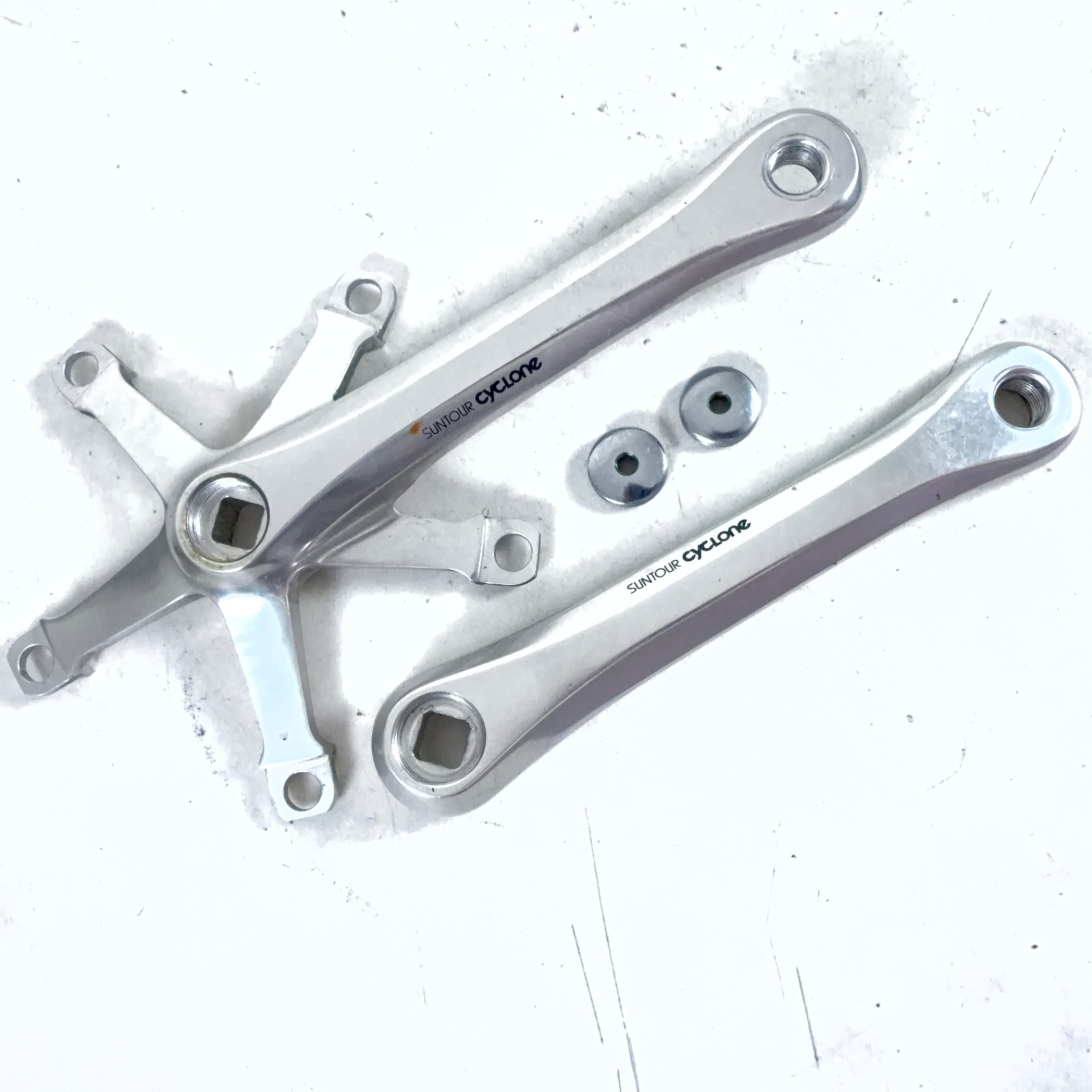 Vintage Suntour Cyclone Crank Arm Set 144 BCD 170mm Square Taper Double