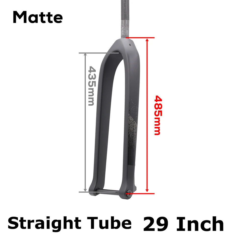 26 27.5 29ER Carbon Mountain Bike Fork 15*110mm Boost Disc Brake Max 3.0 Tire