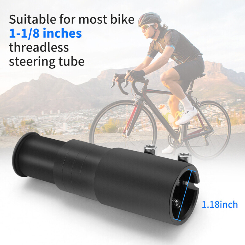 Mountain Bike Handlebar Front Fork Stem Riser Extender Extension Head Up Adaptor