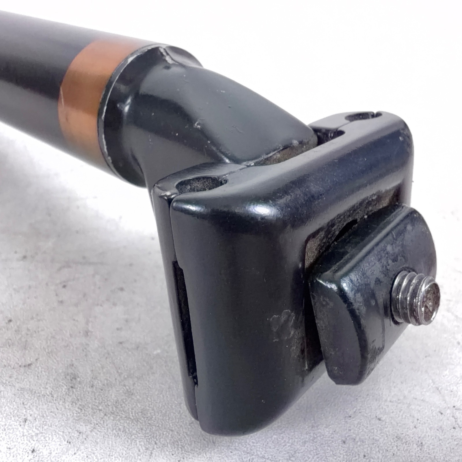 Kalloy Vintage Alloy Adjustable Bike Seatpost in Black Ø28.6/300, 25mm Setback