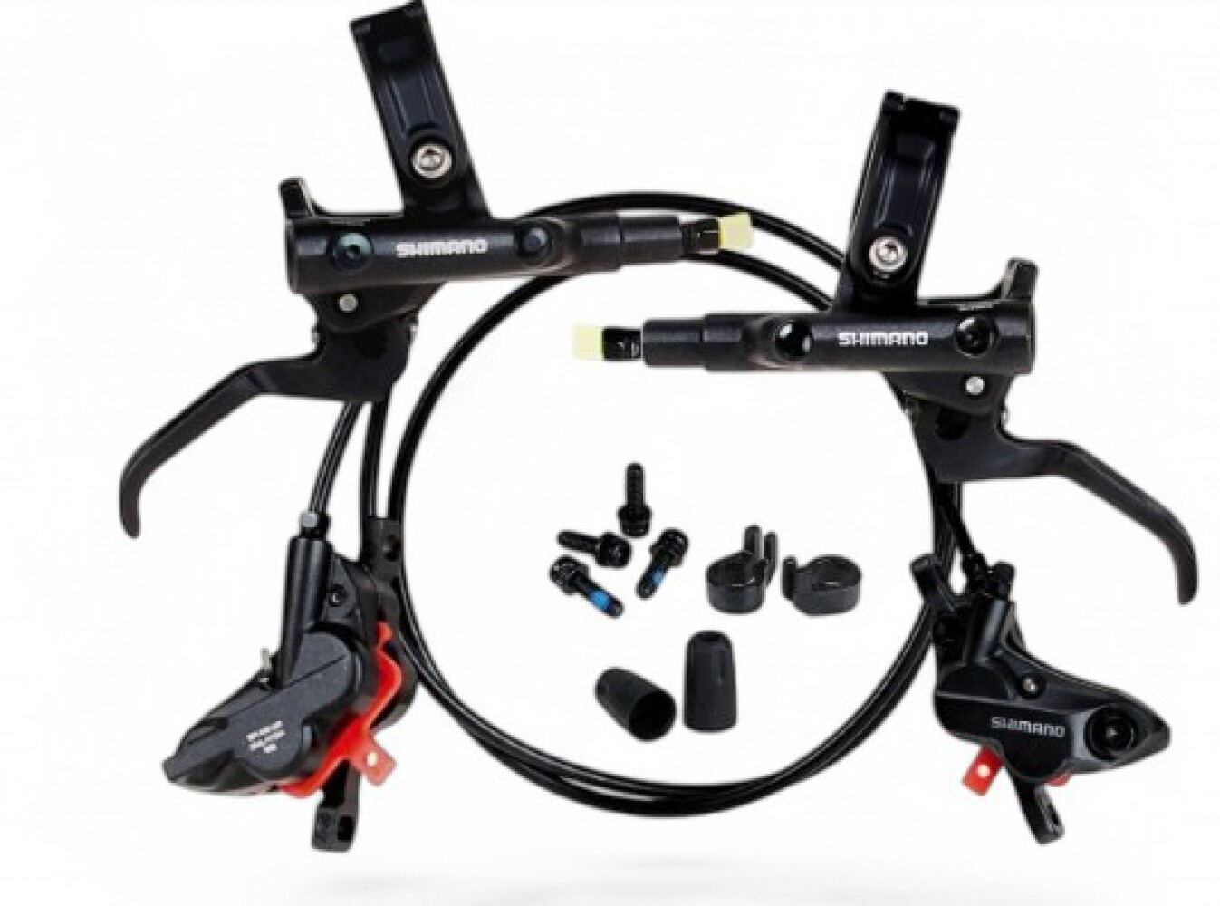 SHIMANO BL-M6100+BR-M6120 Hydraulic 4 Pistons Disc Brake Front or Rear or Pair
