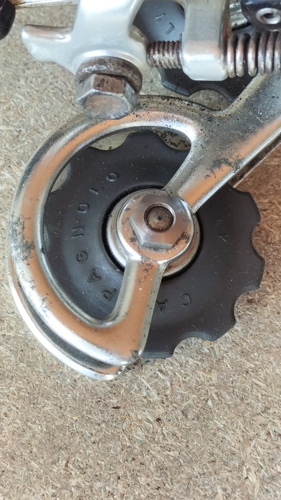 Vintage Campagnolo Super Record 180g Titanium Rear Derailleur Gearbox