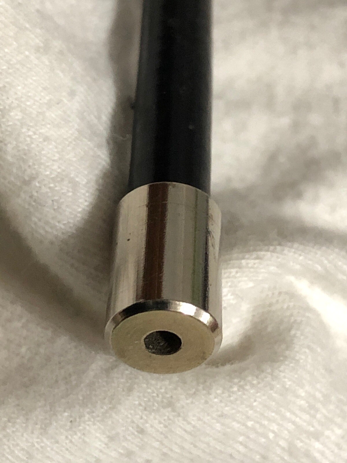 Casiraghi 6mm Brake Housing Ferrules, End Caps, Brass Nickel Plated-1mm Thick (2