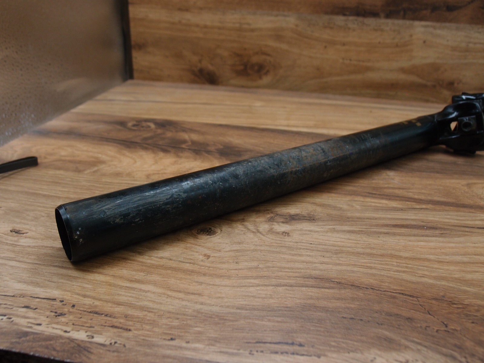 1993 steel CRMO plain seatpost UNO Kalloy for MTB 29.6 mm
