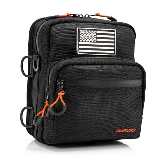 Motorcycle Handlebar Bags,1680D Water-resistant Universal Bar bag Black Matt