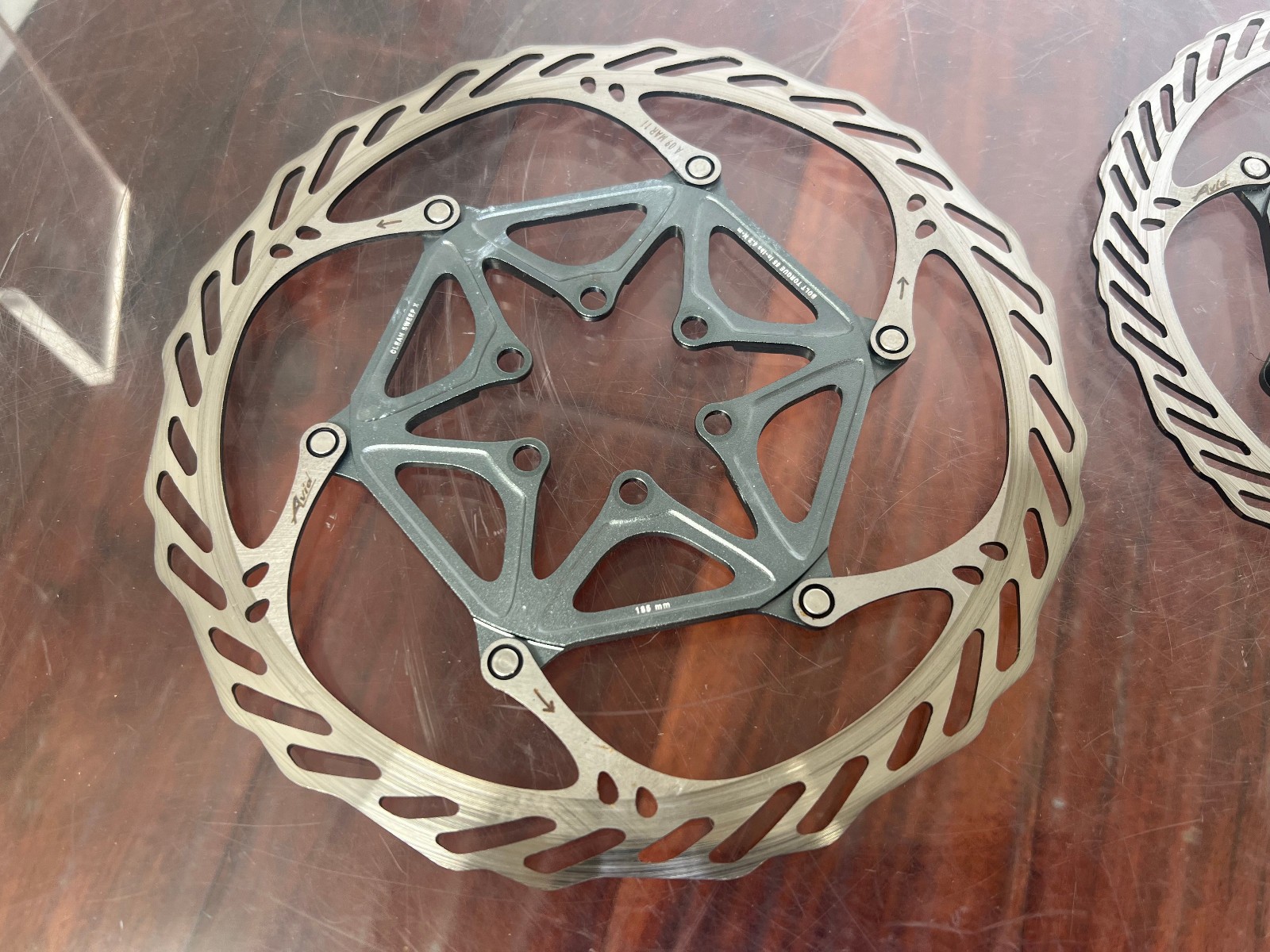 Avid-SRAM Clean Sweep X 185mm & 160mm 6-Bolts Brake Rotors Discs Set MTB