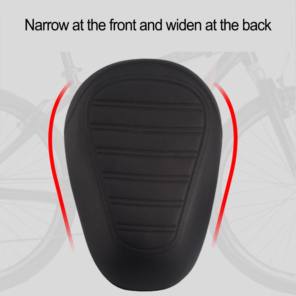Electric Bicycle Saddle Comfortable Wide Design for E Bikes and Tricycles
