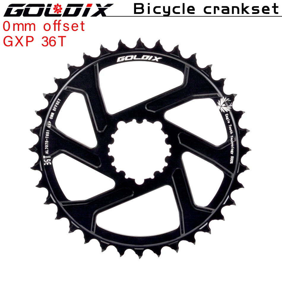MTB Bike Chainring Chainwheel 0mm 3mm 6mm Offset 30T 38T SRAM 3Bolt Direct Mount