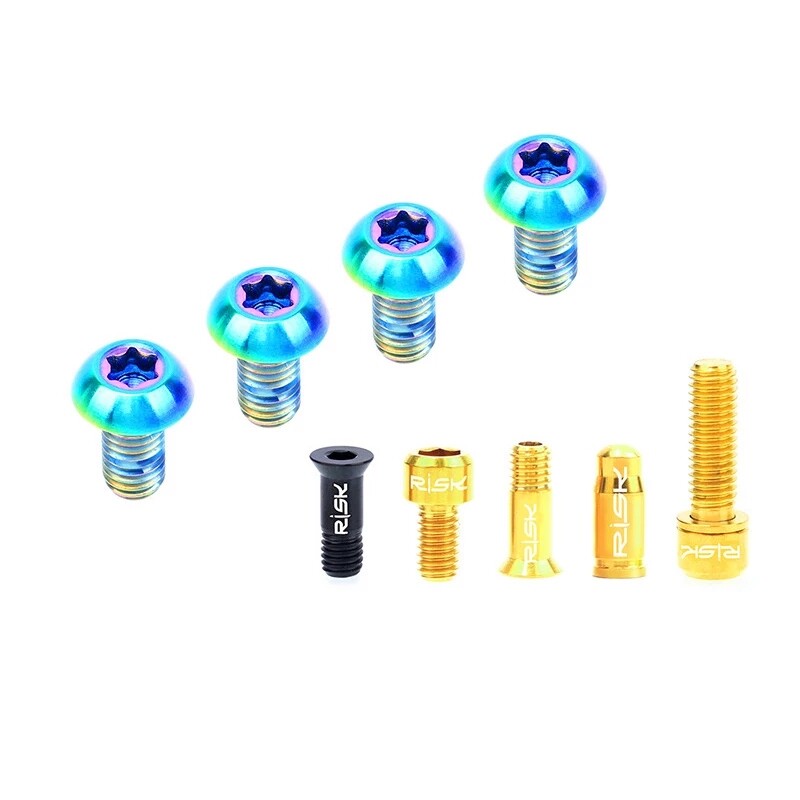 36pcs Titanium Alloy MTB Mountain Bike common Bolts Unit Stem Cap/Fixing Bolt