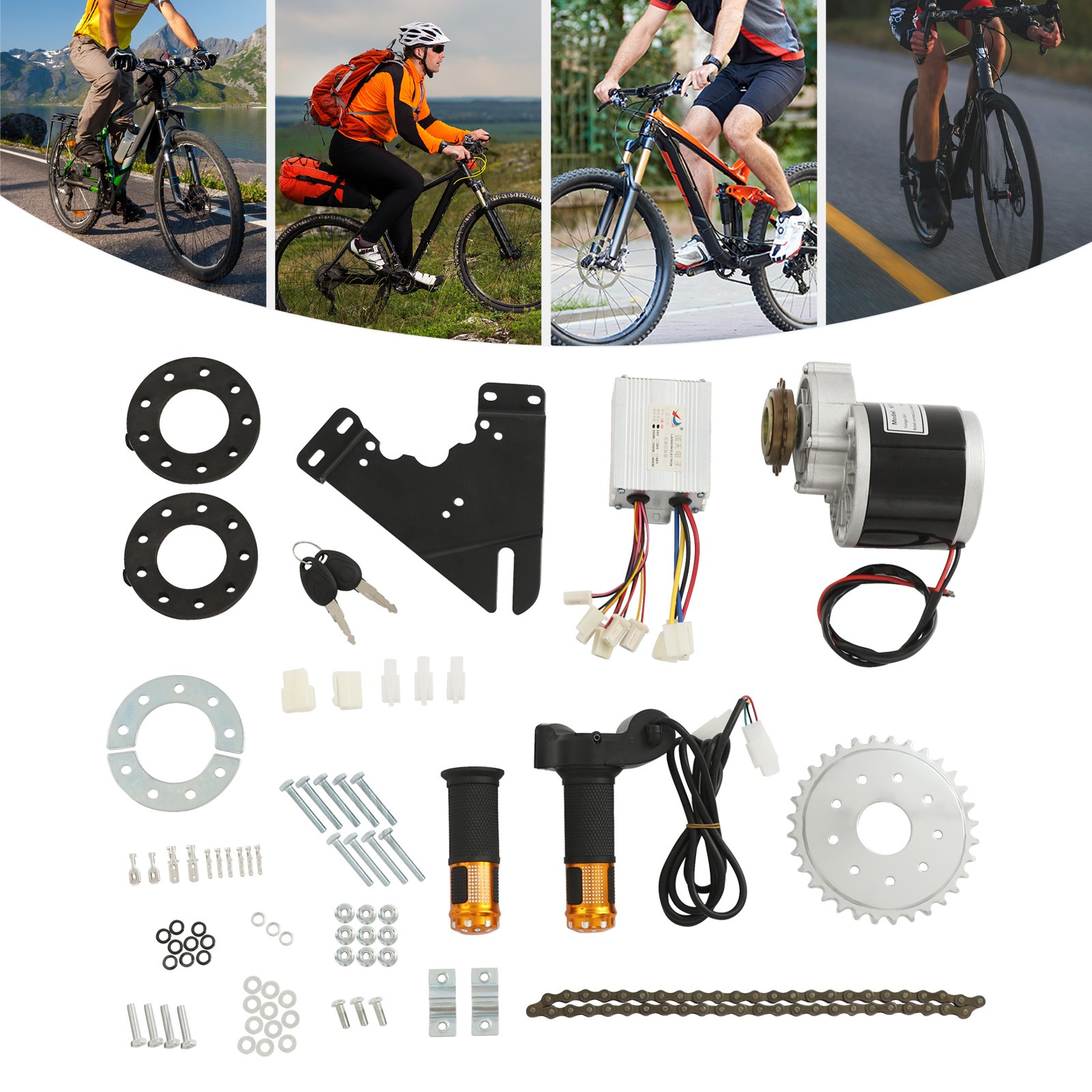 LED Display E-Bike Conversion Kit 24V 350W – Upgrade Your Bicycle