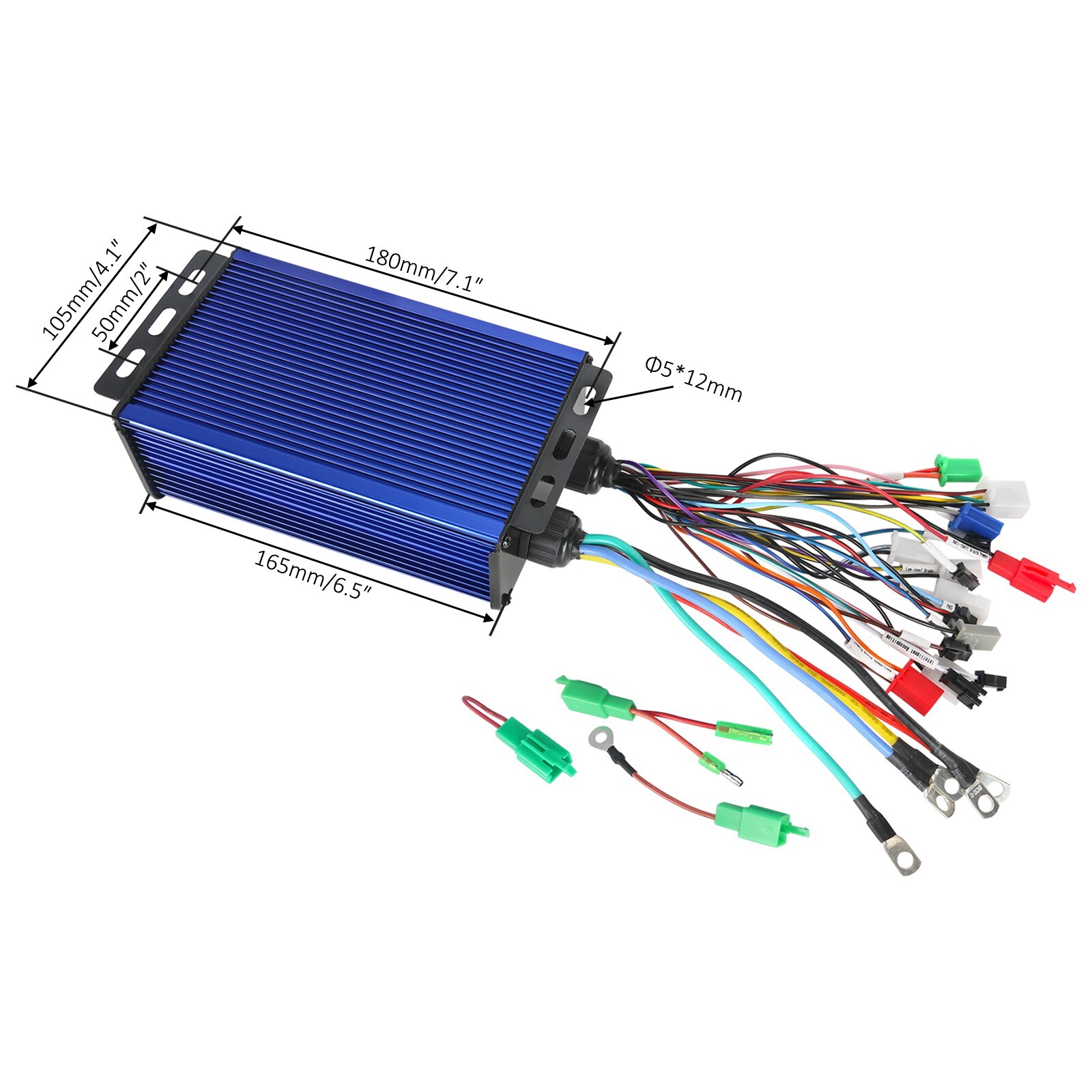 Electric 350W-3000W 48V 72V 84V Brushless Controller + Throttle Scooter Trail