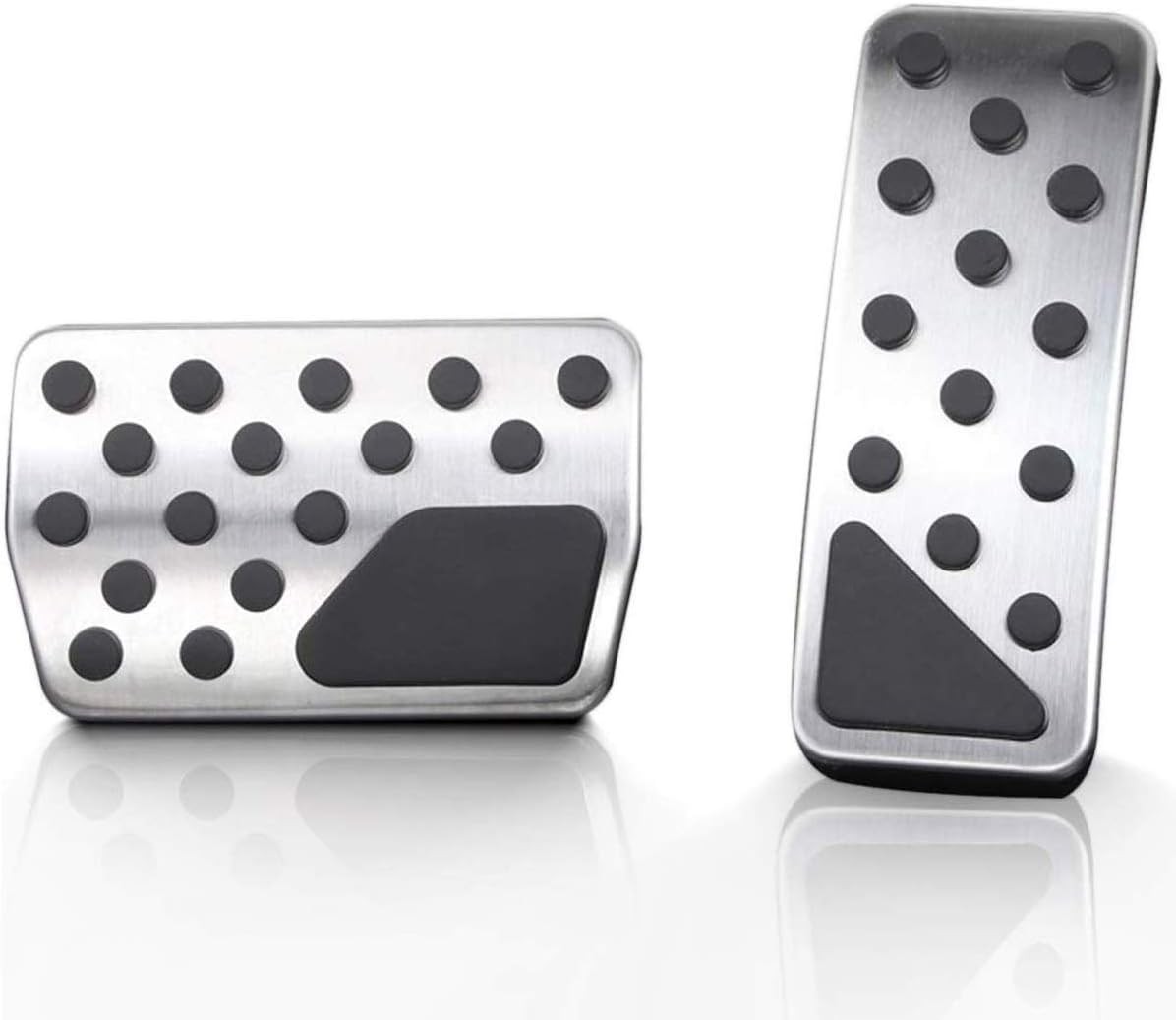 Pedal Cover Aluminum Alloy Brake and Accelerator Pedal Covers Non-Slip Gas
