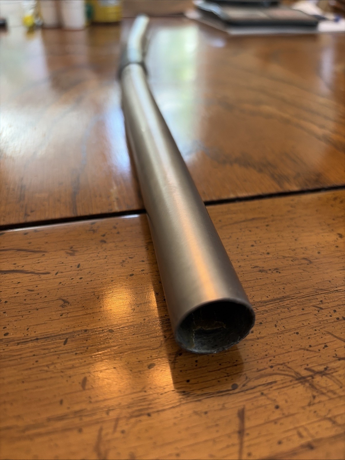 Vintage Bontrager Titec 560mm Titanium Flat Handlebar 22.2mm X 25.4 Shim