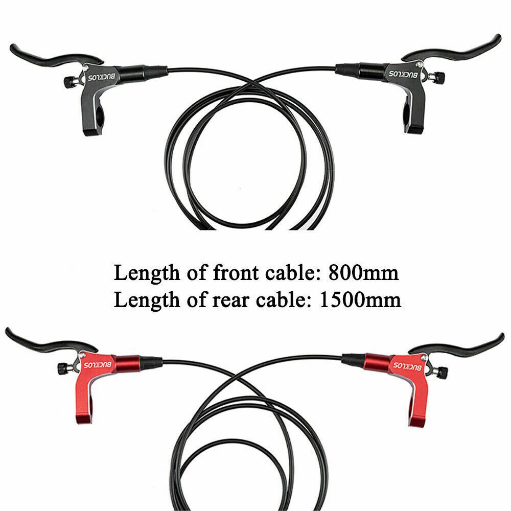 BUCKLOS MTB200 Hydraulic Disc Brake Front Rear 160mm Bicycle 800/1500mm Aluminum
