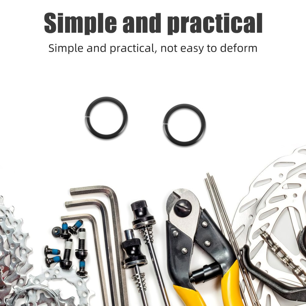 4 Pcs Bicycle Bottom Gasket Headset Base Ring Aluminum Alloy Front Fork Spacer