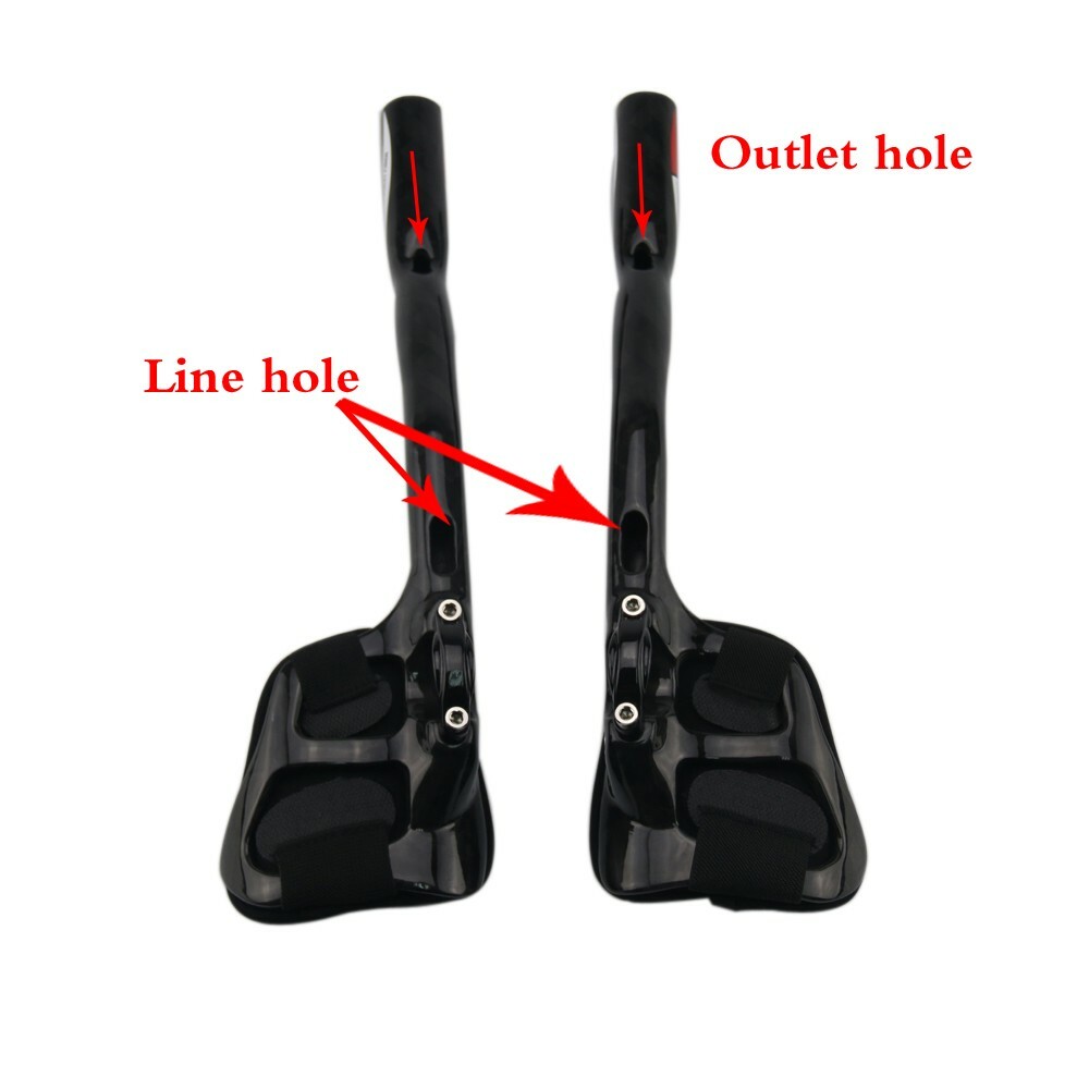 Bicycle Rest Handlebar Extender Triathlon Bar 340 Carbon Aero TT Handlebar 31.8