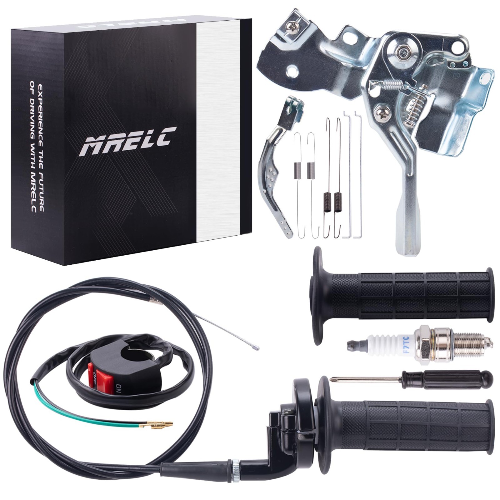 Mini Bike Throttle Control Assembly Kit 7/8″ for Predator 212 196cc Go Kart Till