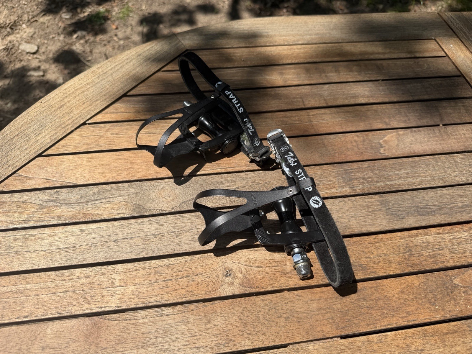 MKS Gr9 + MKS L-size Clips + Toshi NJS Toe Straps