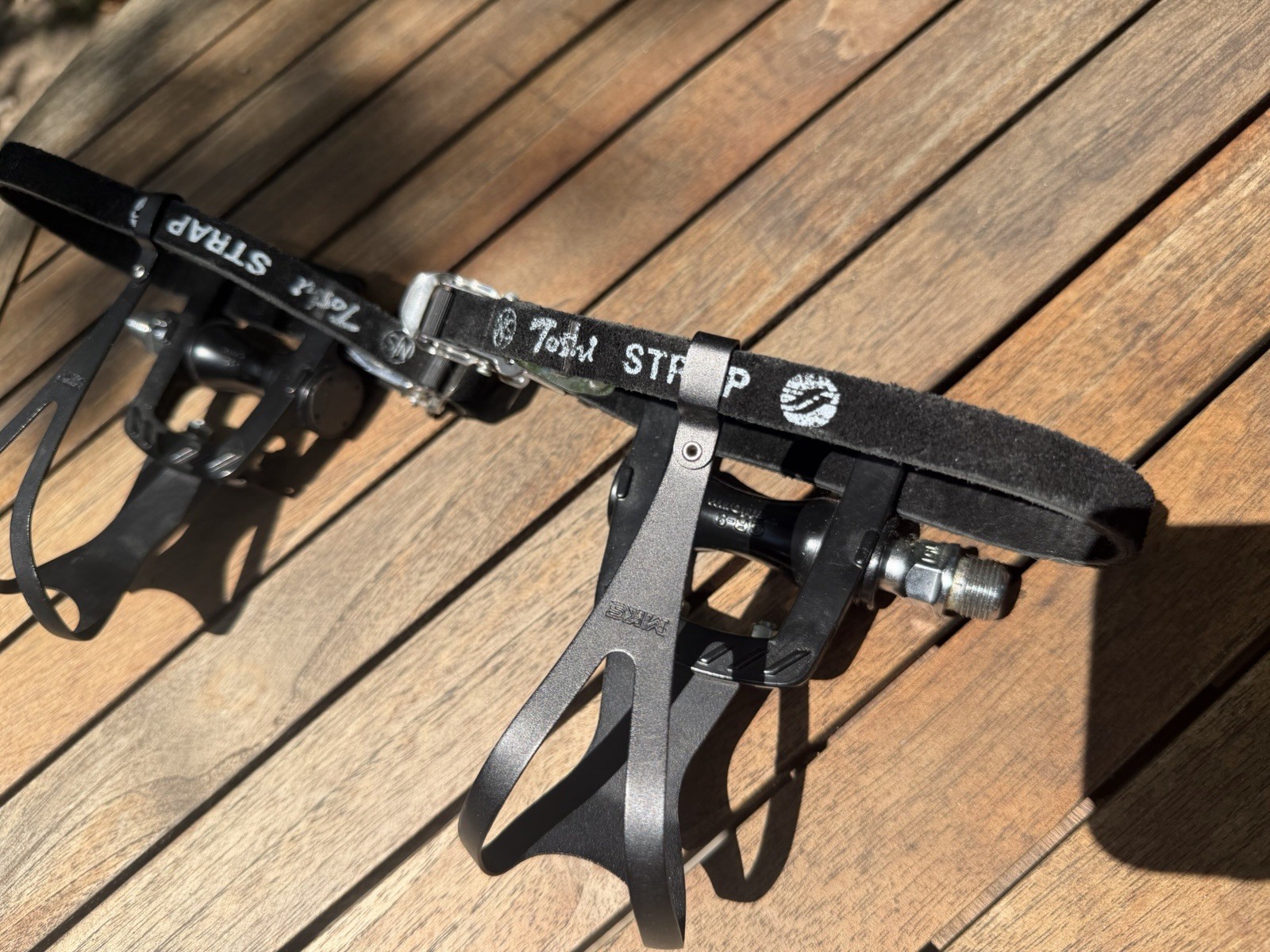 MKS Gr9 + MKS L-size Clips + Toshi NJS Toe Straps