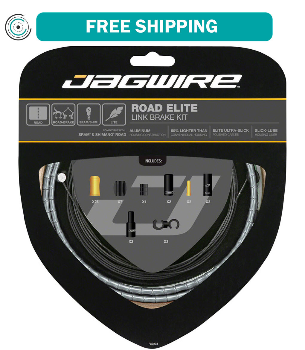 Jagwire Road Elite Link Brake Cable Kit SRAM/ w/ UltraSlick Uncoated