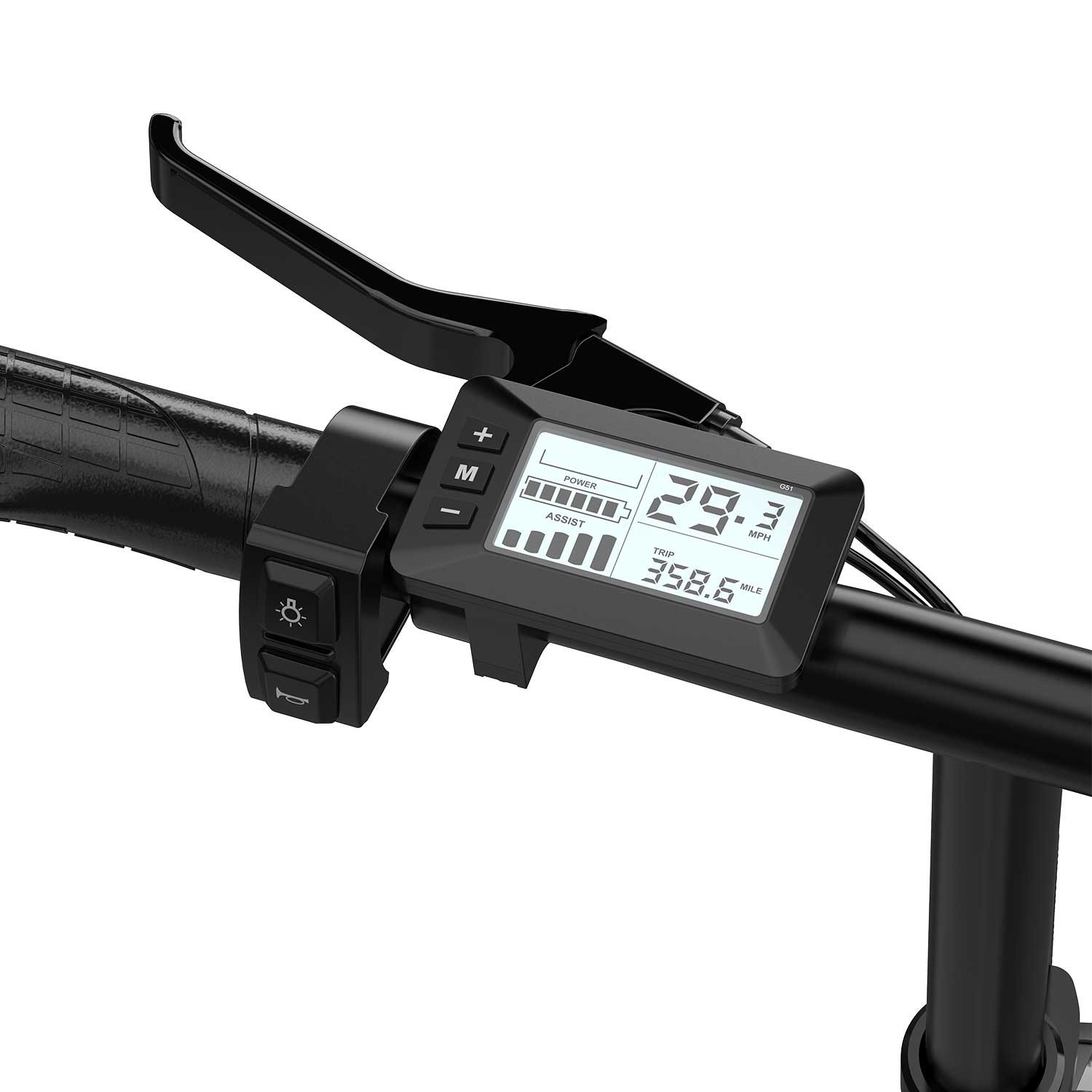 Hikeep E-bike LCD Display 48V Display for COCO ebike LCD display Monitor USA