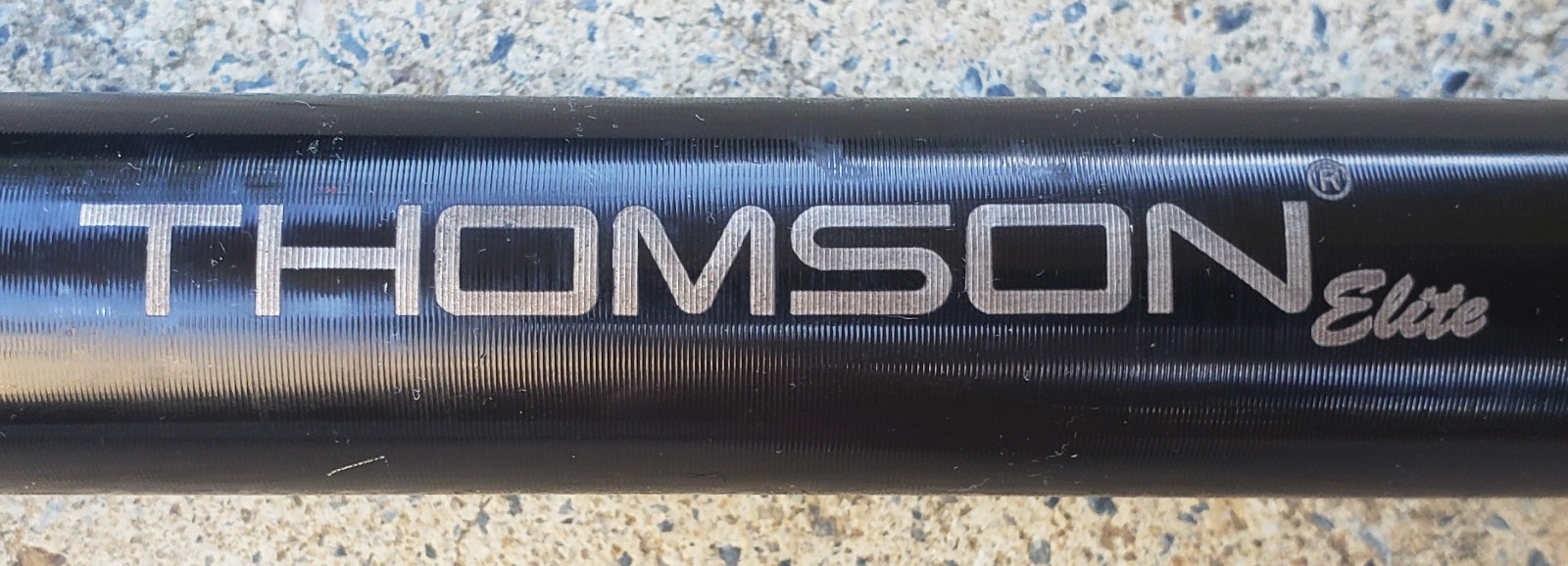 THOMSON ELITE BLACK Aluminum 27.2mm x 330mm Length ZERO SETBACK SEATPOST 232 GR