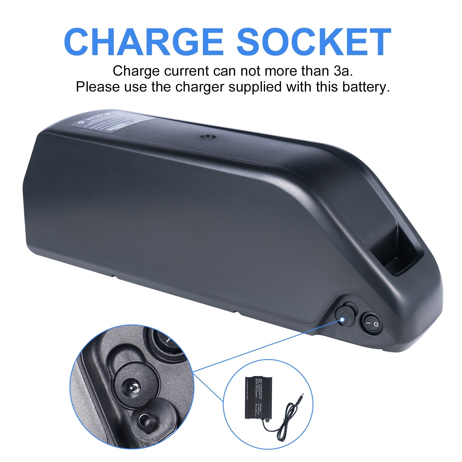 Ebike Battery 48V 52V 60V 20ah/25AH LG Cells Li-ion for 250W-2000W Electric Bike