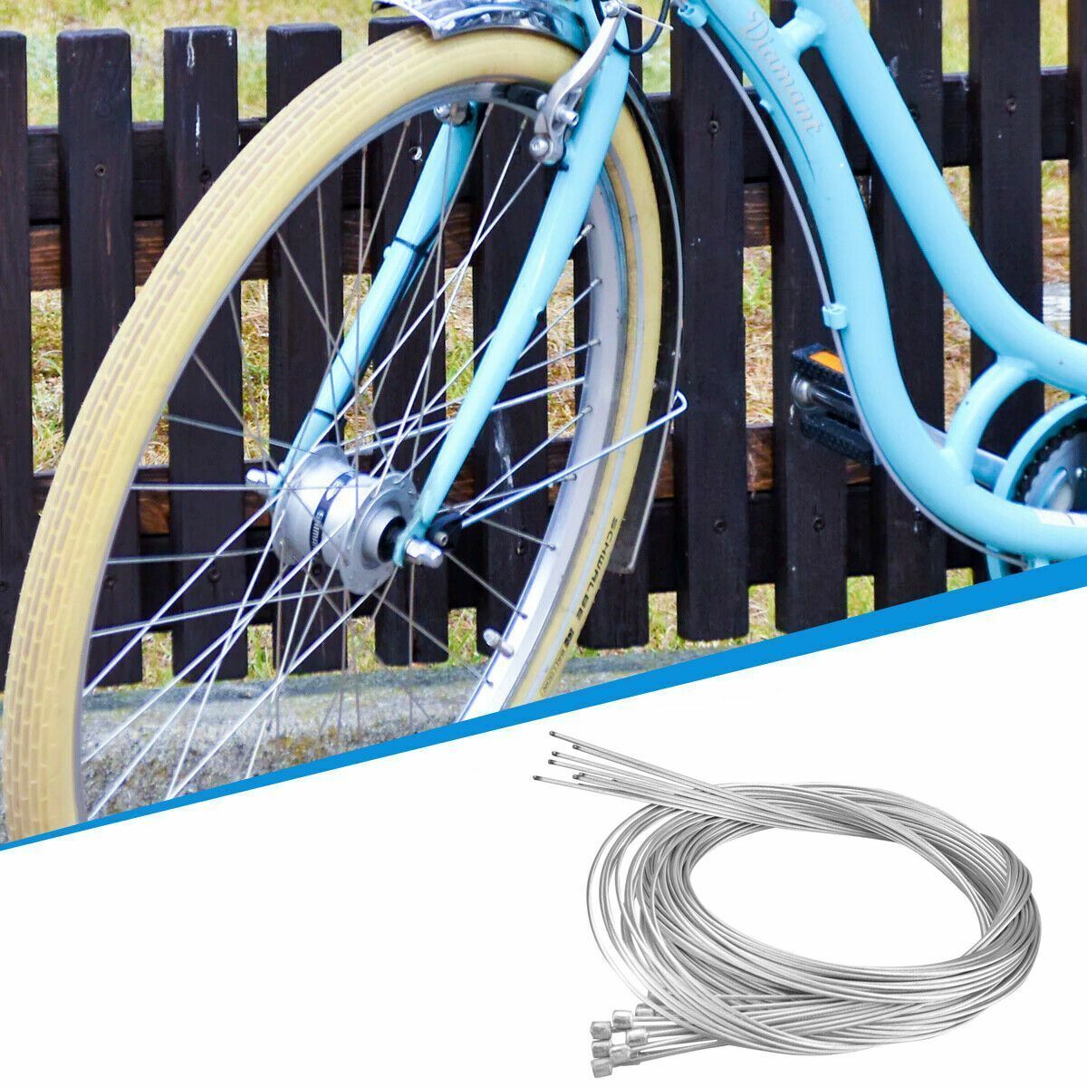 10× Bicycle Shift/Brake Shifter Derailleur Gear Stainless Steel Inner Cable Wire