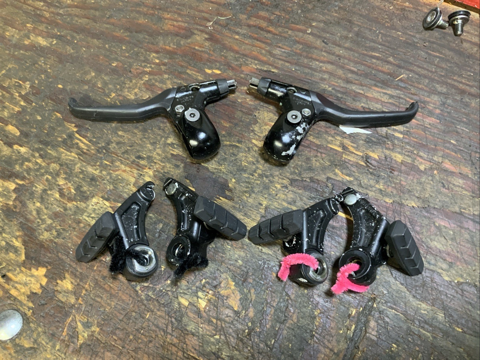 Dia Compe X-1 Cantilever Brake Set-1989 Retro MTB Japan Levers Included!