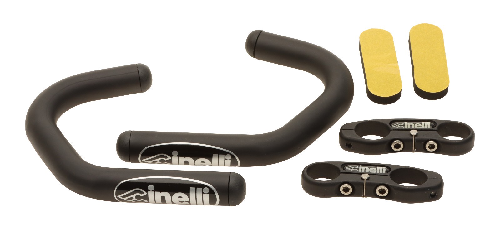 Cinelli Spinaci Handlebar Extensions Metallic Black Time Trial NEW NOS NIB