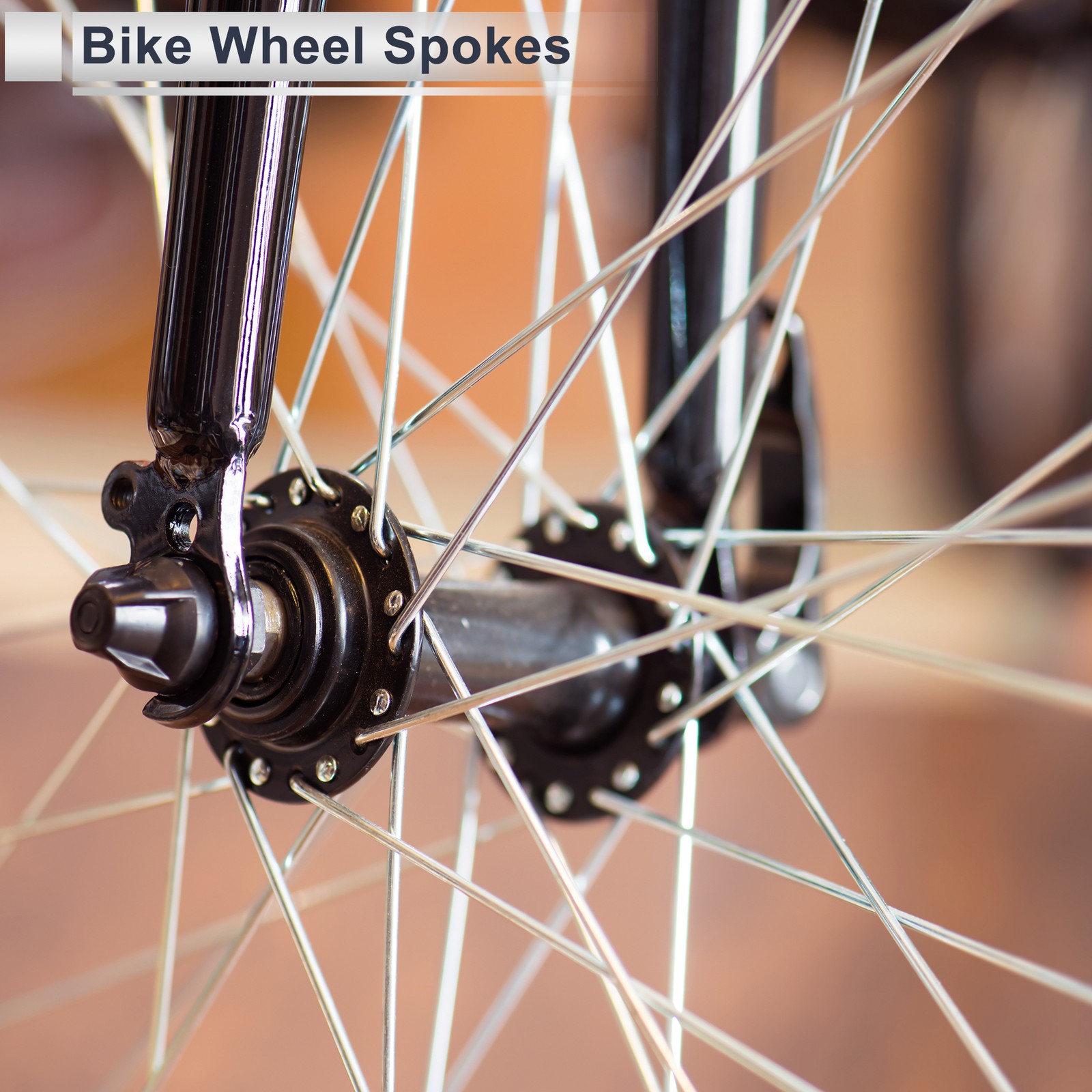 1 Set 12G 154mm Length Bicycle Spokes Nipple Carbon Steel Galvanized Silver Tone