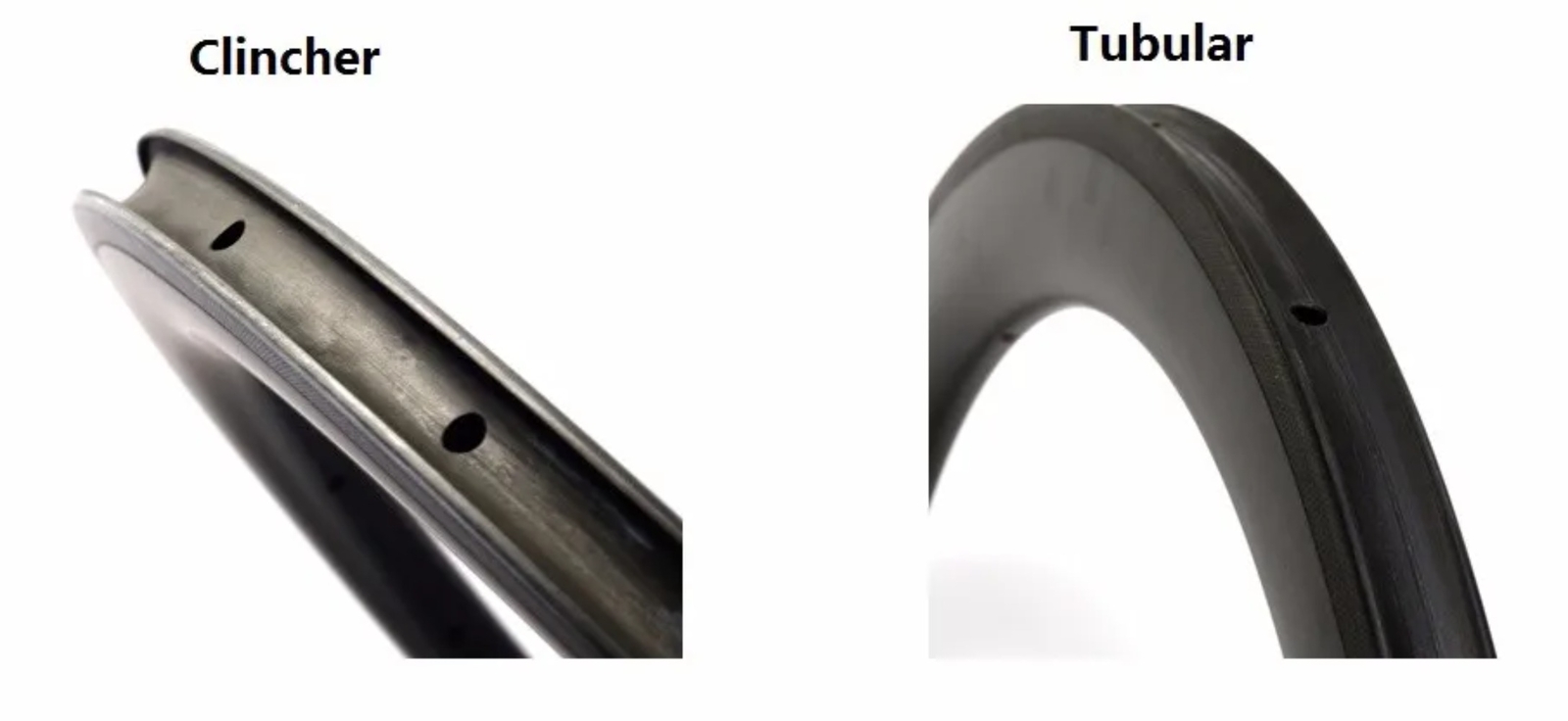 700C Road Bike Carbon Rims 88mm Depth 25mm Width Aero U Shape Clincher/ Tubular