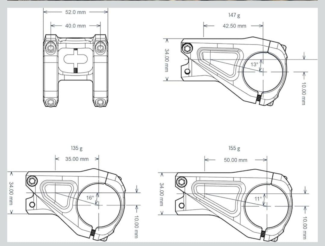 Funn Equalizer MTB Stem, Clamp Diameter 31.8, Length 50nm