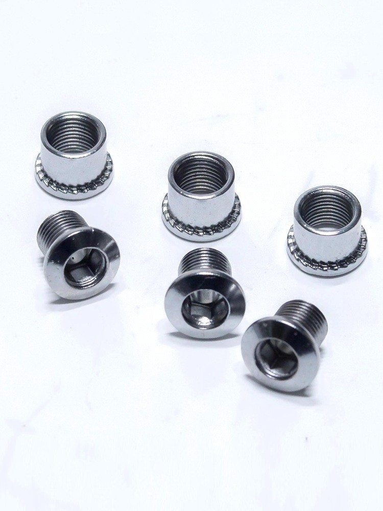 MTB Road Bike Chainring Screws Bolts Single Double Triple Speeds Stainless Steel