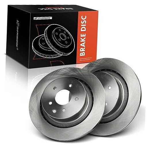 13 inch (330mm) Disc Brake Rotors Compatible with Select Infiniti Rear Vented